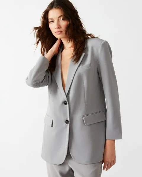 Women IMAAN BLAZER GREY Grey Steve Madden Jackets and Coats Women IMAAN BLAZER GREY Grey Steve Madden Jackets and Coats