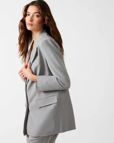 Women IMAAN BLAZER GREY Grey Steve Madden Jackets and Coats Women IMAAN BLAZER GREY Grey Steve Madden Jackets and Coats