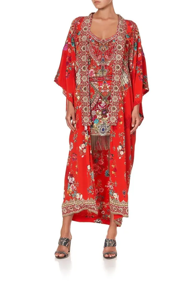 Women Jackets Camilla Embellished Kimono Coat Cameos Can Can
