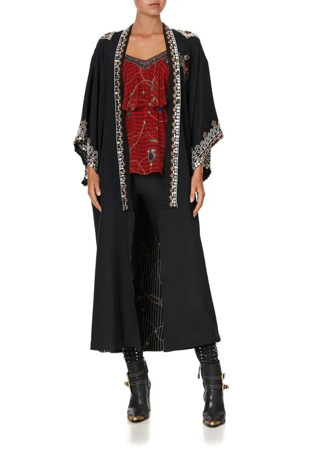 Women Jackets Camilla Kimono Coat Punk Of Primrose