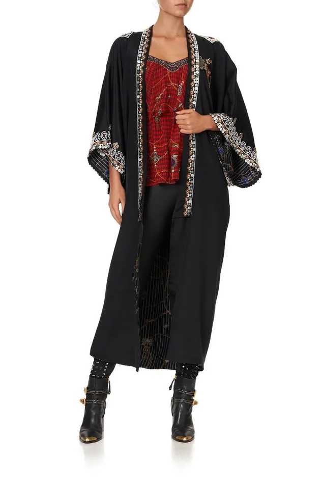 Women Jackets Camilla Kimono Coat Punk Of Primrose