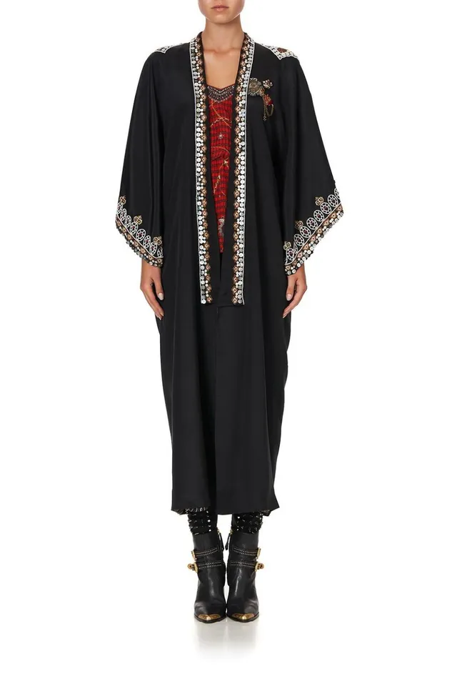 Women Jackets Camilla Kimono Coat Punk Of Primrose