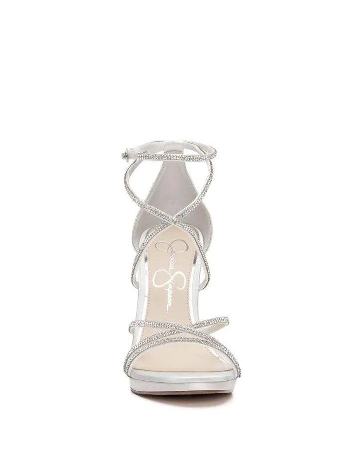 Women Jaeya High Heel In White Jessica Simpson Platforms