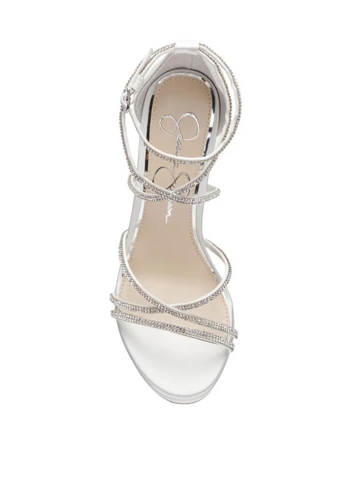 Women Jaeya High Heel In White Jessica Simpson Platforms