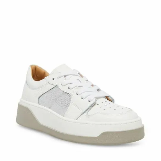 Women JOEY WHITESILVER White Silver Steve Madden Sneakers Women JOEY WHITESILVER White Silver Steve Madden Sneakers