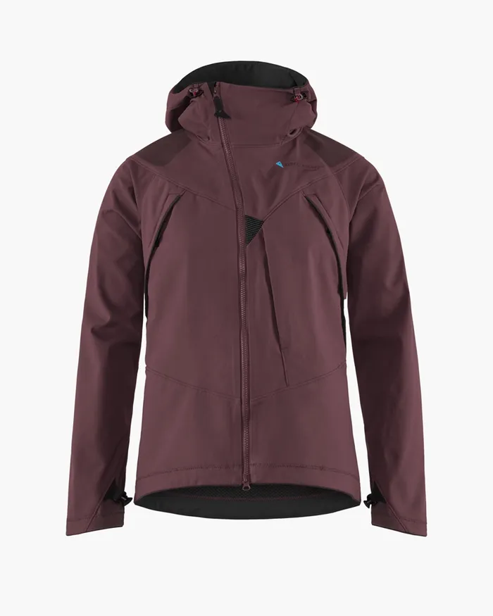 Women Jolner Cutan Shell Jacket Amaranth Red Klttermusen Wind Resistant Jackets