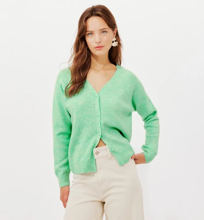 Women Jumper Cardigan 8211 Turquoise Promod Jumpers And Cardigans