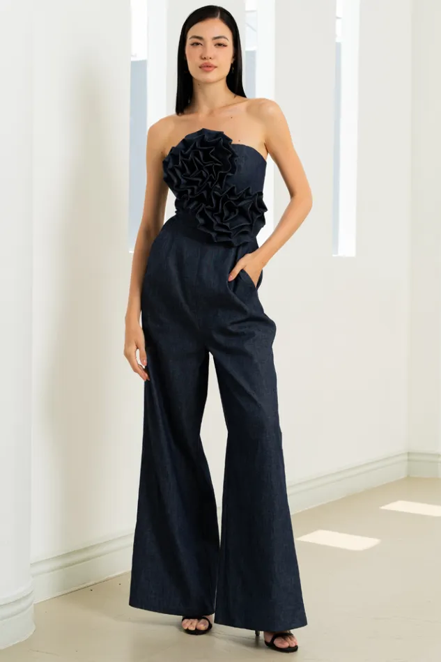 Women Jumpsuits and Rompers YUMI KIM IBIZA JUMPSUIT Chambray