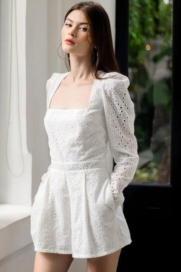 Women Jumpsuits and Rompers YUMI KIM MAGGIE ROMPER Siena Eyelet