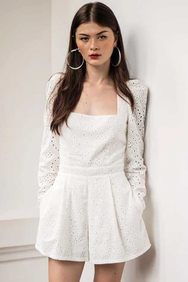 Women Jumpsuits and Rompers YUMI KIM MAGGIE ROMPER Siena Eyelet Women Jumpsuits and Rompers YUMI KIM MAGGIE ROMPER Siena Eyelet