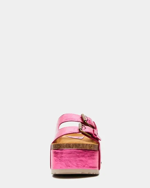 Women KALI PINK METALLIC Pink Metallic Steve Madden Sandals Women KALI PINK METALLIC Pink Metallic Steve Madden Sandals
