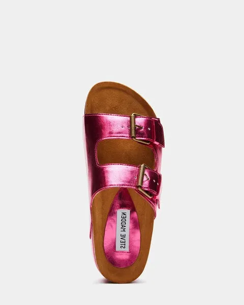 Women KALI PINK METALLIC Pink Metallic Steve Madden Sandals Women KALI PINK METALLIC Pink Metallic Steve Madden Sandals