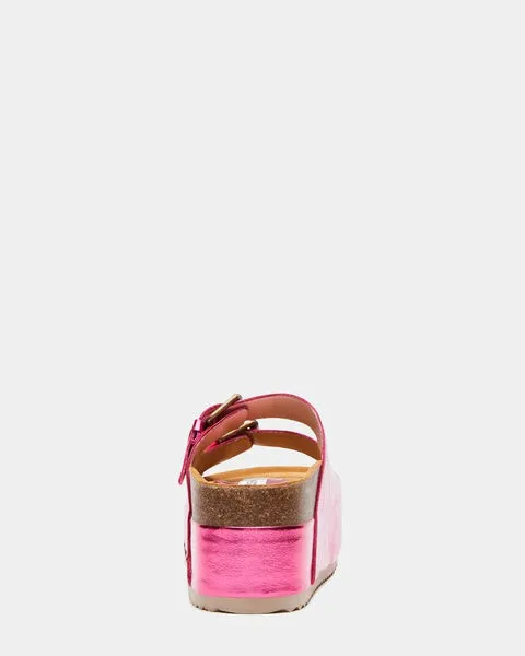 Women KALI PINK METALLIC Pink Metallic Steve Madden Sandals Women KALI PINK METALLIC Pink Metallic Steve Madden Sandals