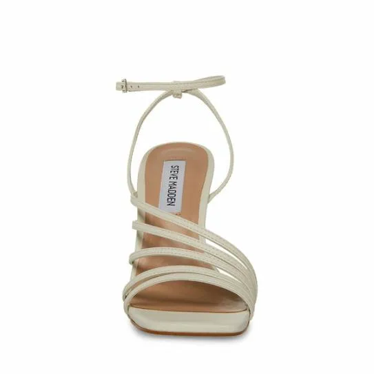 Women KAMILA WHITE LEATHER White Leather Steve Madden Heels Women KAMILA WHITE LEATHER White Leather Steve Madden Heels