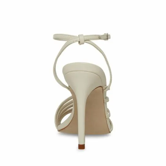 Women KAMILA WHITE LEATHER White Leather Steve Madden Heels Women KAMILA WHITE LEATHER White Leather Steve Madden Heels