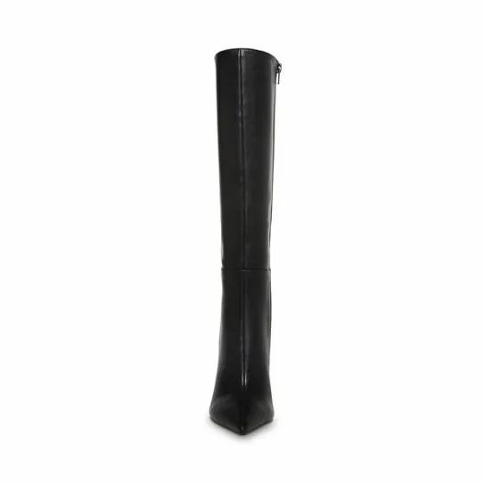 Women KATHLEEN BLACK LEATHER Black Leather Steve Madden Boots and Booties Women KATHLEEN BLACK LEATHER Black Leather Steve Madden Boots and Booties