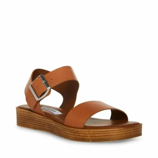 Women KEENAN TAN LEATHER Tan Leather Steve Madden Sandals Women KEENAN TAN LEATHER Tan Leather Steve Madden Sandals