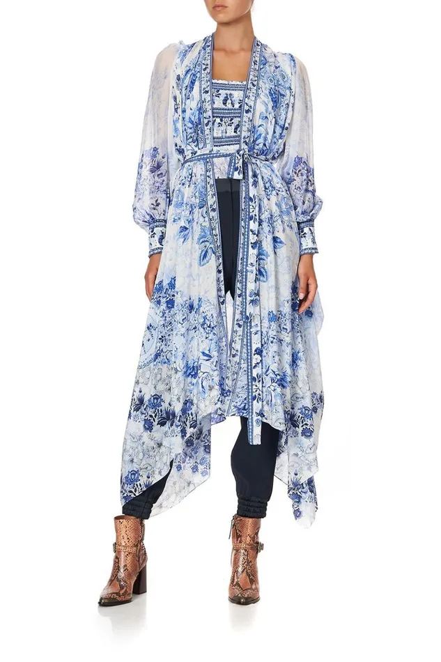 Women Kimonos Camilla Multiwear Draped Layer High Tea