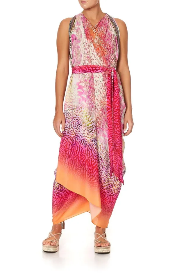 Women Kimonos Camilla Multiwear Draped Layer Serpentine Dreams
