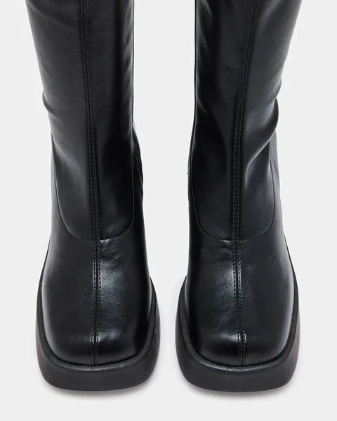 Women KLAYTON BLACK Black Steve Madden Boots and Booties Women KLAYTON BLACK Black Steve Madden Boots and Booties