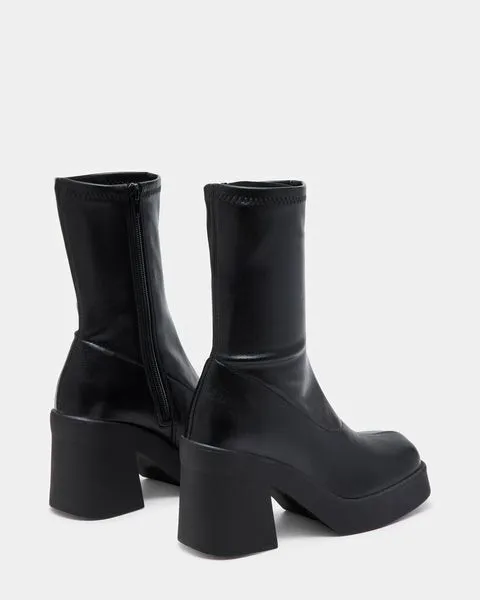 Women KLAYTON BLACK Black Steve Madden Boots and Booties Women KLAYTON BLACK Black Steve Madden Boots and Booties