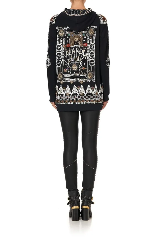 Women Knitwear Camilla Hoodie With Pockets Punk Of Primrose