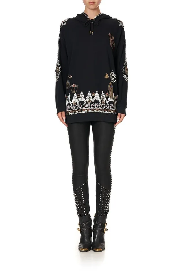 Women Knitwear Camilla Hoodie With Pockets Punk Of Primrose