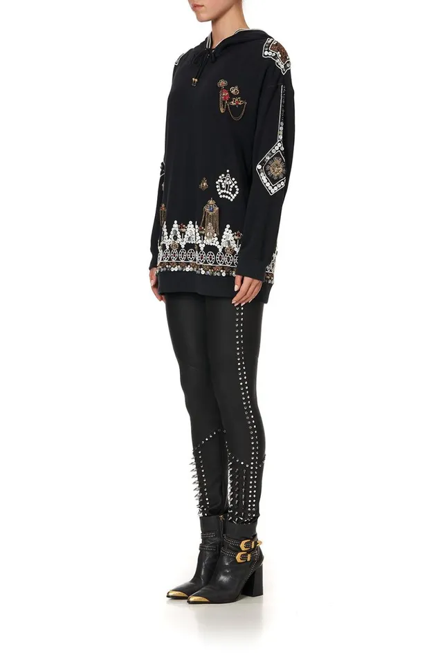 Women Knitwear Camilla Hoodie With Pockets Punk Of Primrose