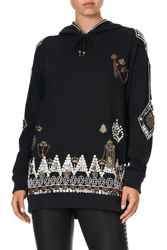Women Knitwear Camilla Hoodie With Pockets Punk Of Primrose