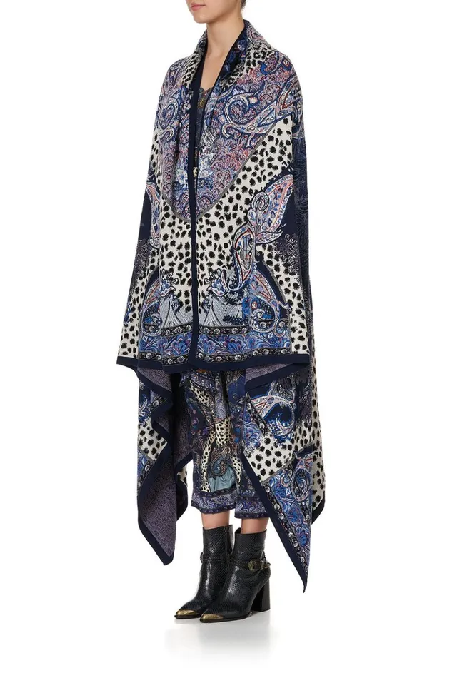 Women Knitwear Camilla Knit Jacquard Blanket Festival Express