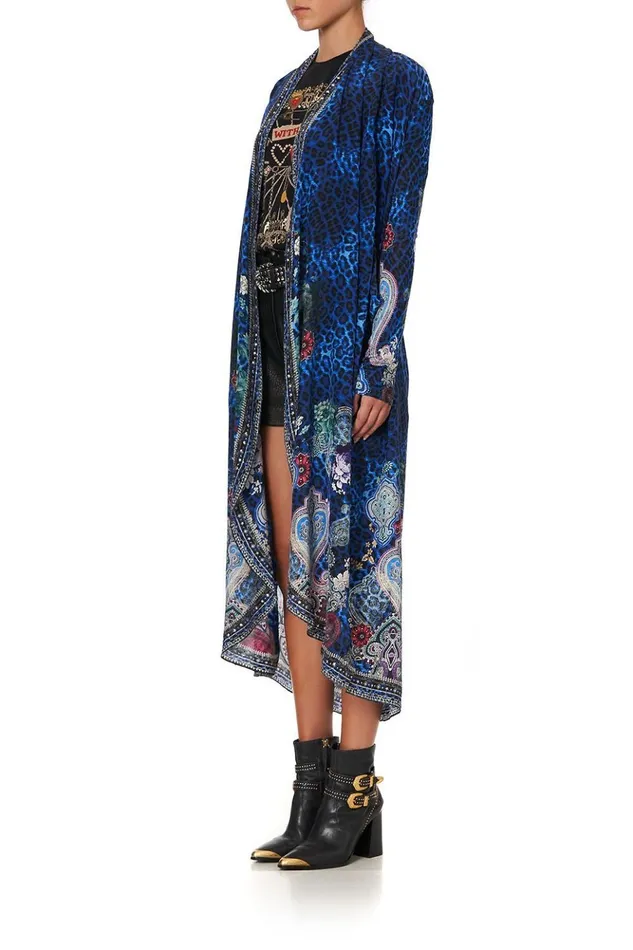 Women Knitwear Camilla Long Casual Jacket With Pockets Camden Moon