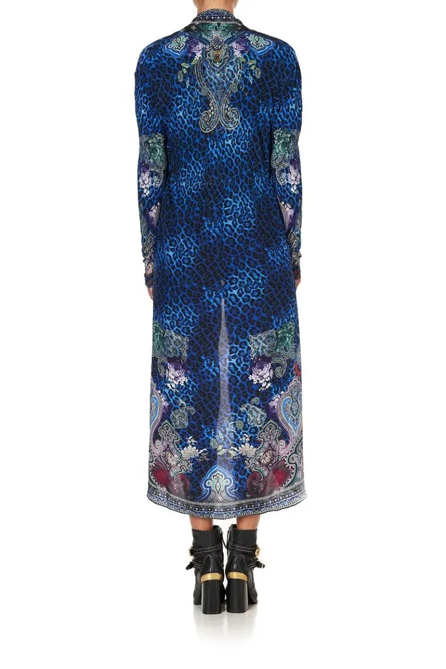 Women Knitwear Camilla Long Casual Jacket With Pockets Camden Moon