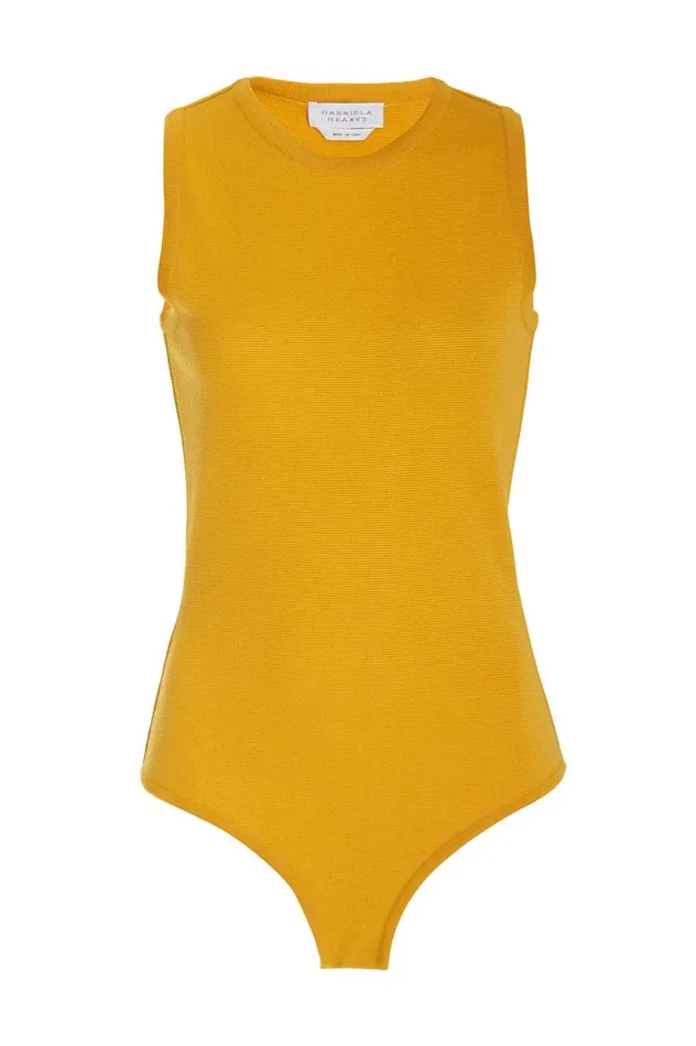 Women Knitwear Gabriela Hearst Vath Knit Body In Golden Birch Merino Wool