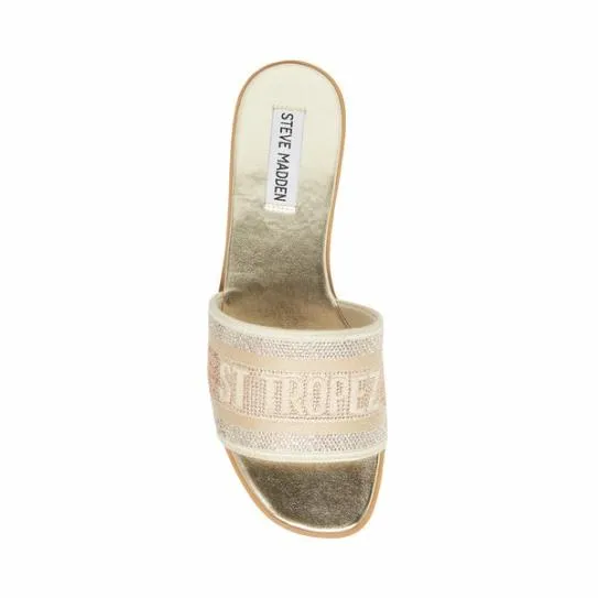 Women KNOXR GOLD Gold Steve Madden Sandals Women KNOXR GOLD Gold Steve Madden Sandals