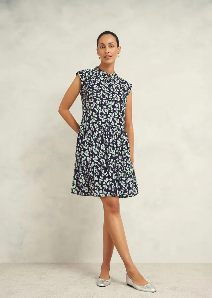 Women Layla Dress True Navy Green Hobbs Dresses and Jumpsuits