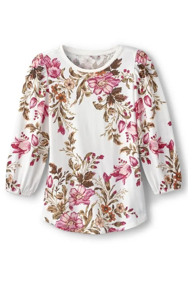 Women Lesley Printed Top Painterly Peony Flowers Soft Surroundings Tops Women Lesley Printed Top Painterly Peony Flowers Soft Surroundings Tops