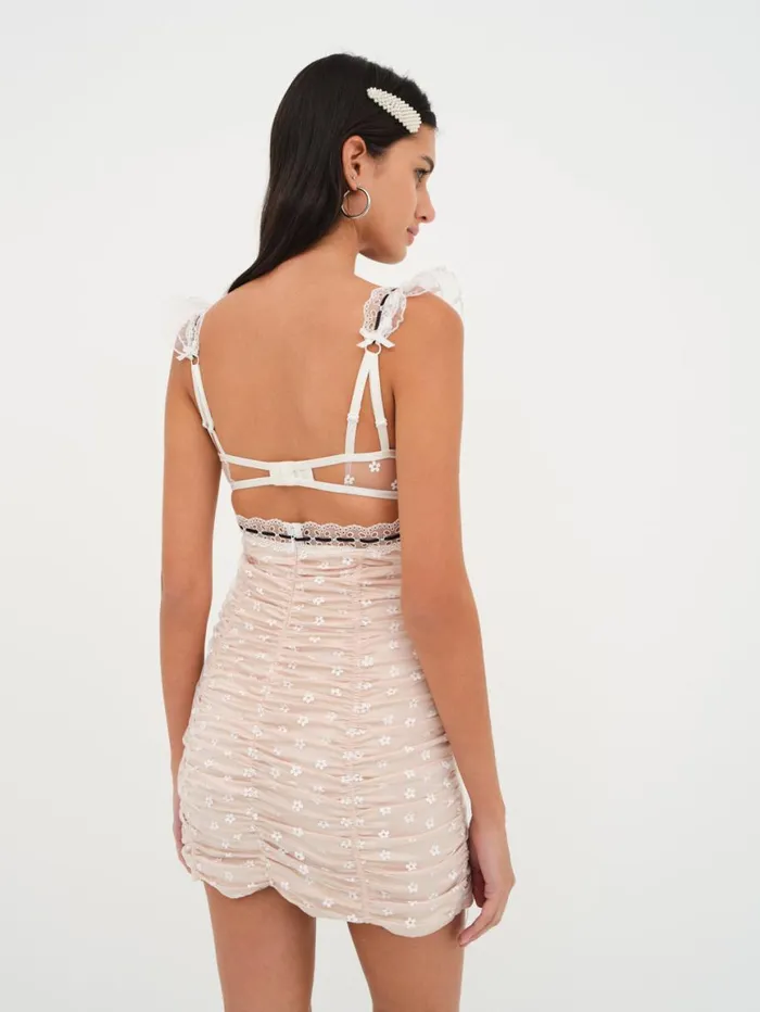 Women Lingerie For Love and Lemons Elizabeth Slip Dress Neutral Women Lingerie For Love and Lemons Elizabeth Slip Dress Neutral