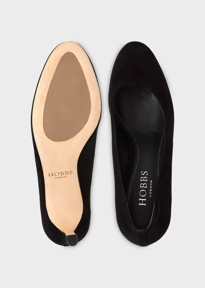 Women Lizzie Court Shoes Black Hobbs Court Shoes
