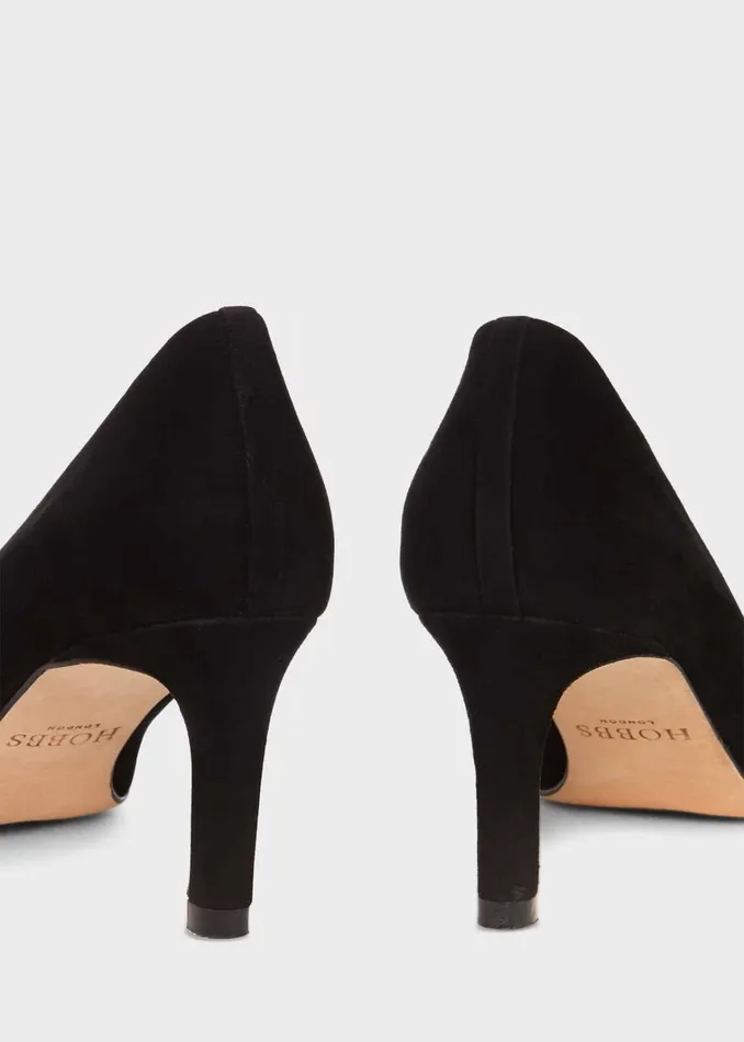 Women Lizzie Court Shoes Black Hobbs Court Shoes