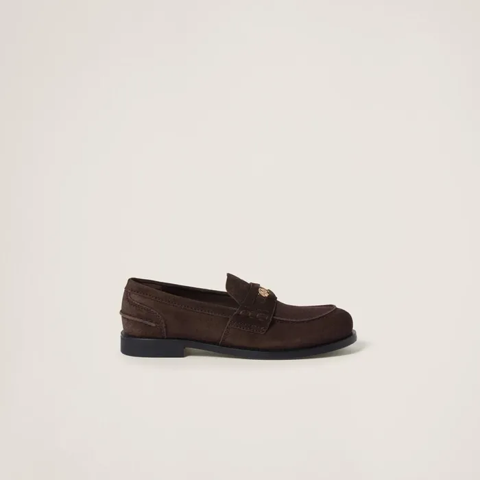 Women Loafers And LaceUps Miu Miu Dark Brown Women Loafers And LaceUps Miu Miu Dark Brown