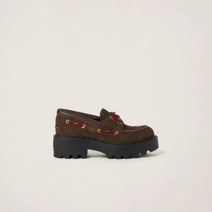 Women Loafers And LaceUps Miu Miu Suede Loafers Sienna Women Loafers And LaceUps Miu Miu Suede Loafers Sienna