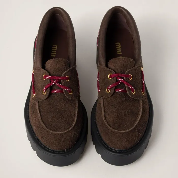 Women Loafers And LaceUps Miu Miu Suede Loafers Sienna Women Loafers And LaceUps Miu Miu Suede Loafers Sienna