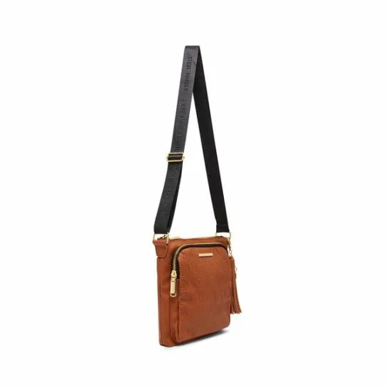 Women LOGO CROSSBODY COGNAC Cognac Steve Madden Crossbody Bags Women LOGO CROSSBODY COGNAC Cognac Steve Madden Crossbody Bags