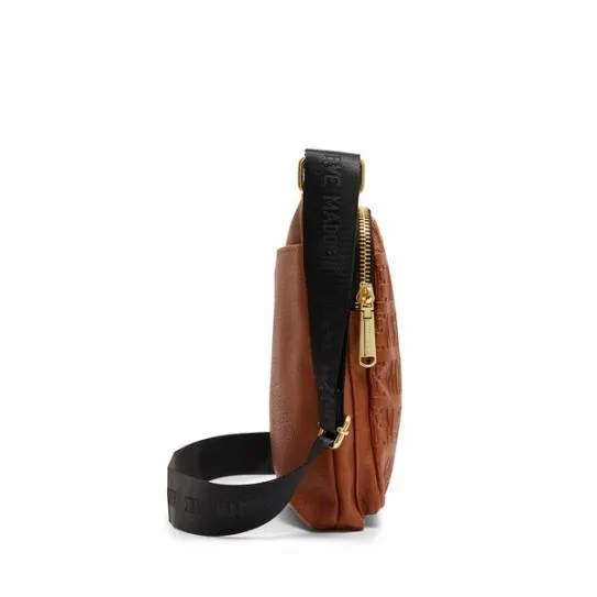 Women LOGO CROSSBODY COGNAC Cognac Steve Madden Crossbody Bags Women LOGO CROSSBODY COGNAC Cognac Steve Madden Crossbody Bags