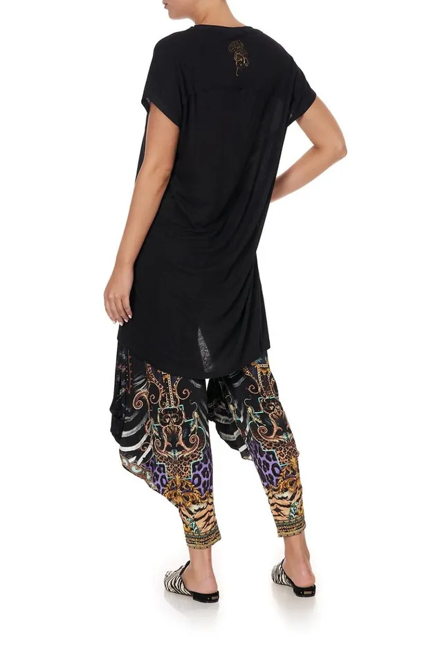 Women Loungewear Camilla Long Scoop Back Hem TShirt Slave To The Rhythm