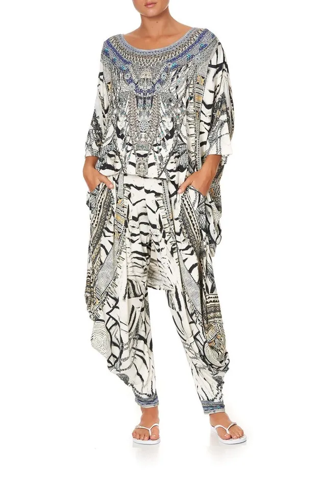 Women Loungewear Camilla Scoop Back Hem Lounge Dress Wild Belle