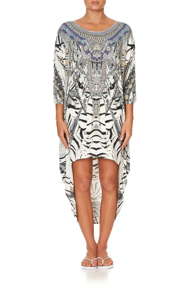 Women Loungewear Camilla Scoop Back Hem Lounge Dress Wild Belle