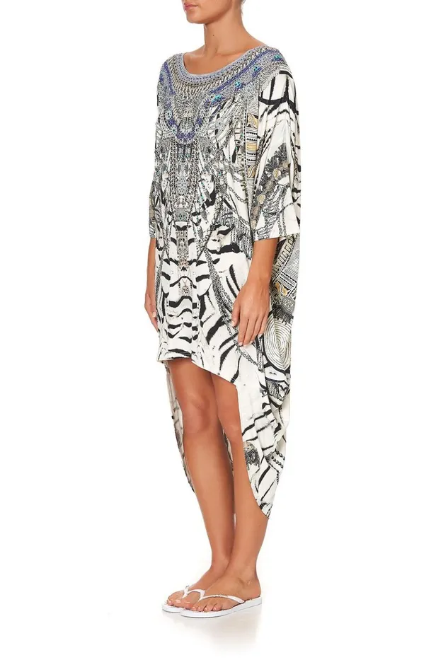 Women Loungewear Camilla Scoop Back Hem Lounge Dress Wild Belle