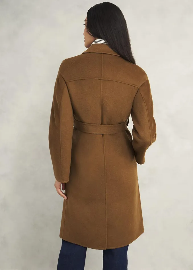 Women Lytham Wrap Coat With Wool Vicuna Hobbs Coats and Jackets