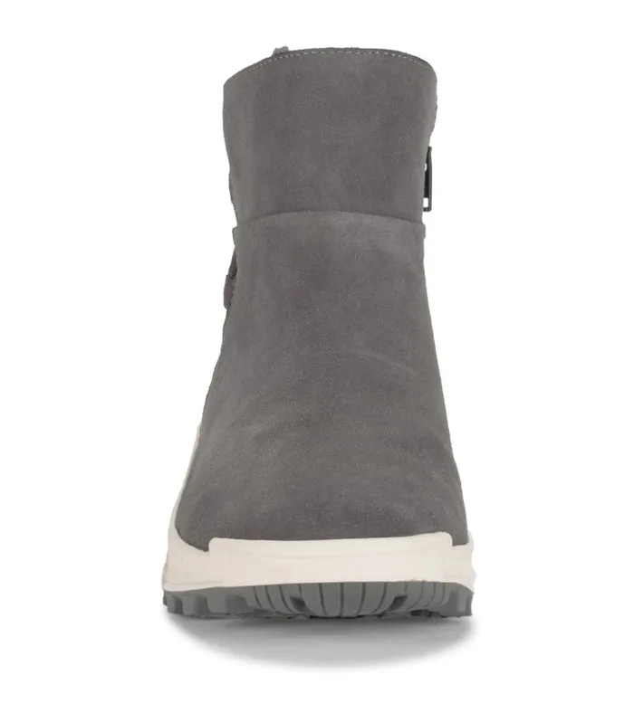 Women Mandie Cold Weather Bootie Dark Grey Suede Baretraps Booties